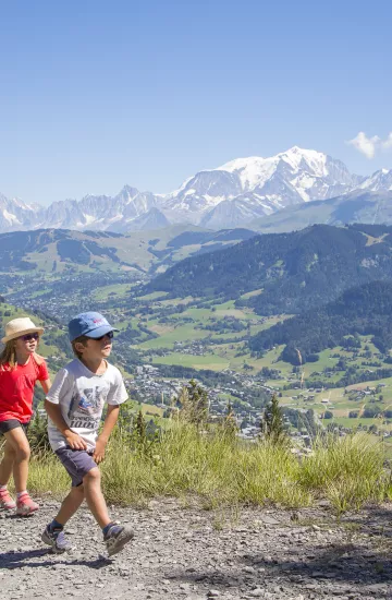 des enfants en rando