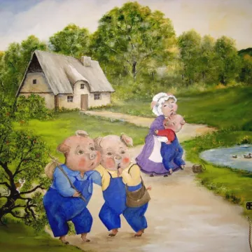 les trois petits cochons