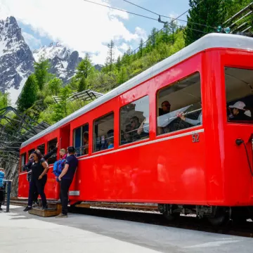 Arrivée Montenvers