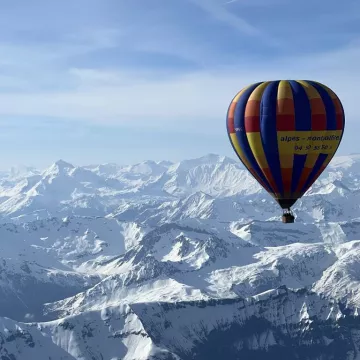 alpes montgolfière
