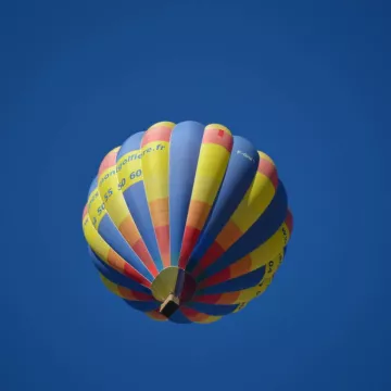Alpes montgolfière