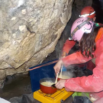 fondue spéléo