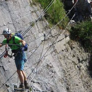 Via ferrata avec Vincent
