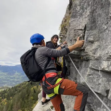 Via Ferrata avec Vincent, Guide du Bureau Montagne de Passy_Passy