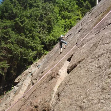 Escalade rocher des Mottets