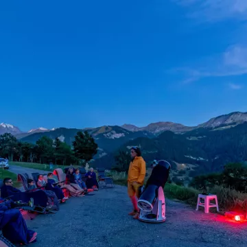 Soirée astronomie étoiles Praz sur Arly