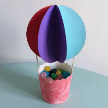 Atelier créatif - Création d'une petite montgolfière_Praz-sur-Arly