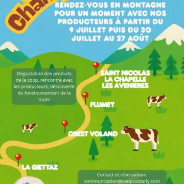Goûter champêtre à la Coopérative fruitière du Val d'Arly_Flumet