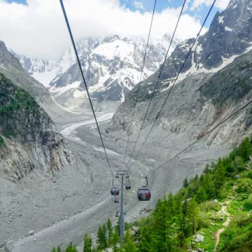 Télécabine de la Mer de Glace_Chamonix-Mont-Blanc