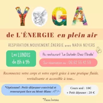 Yoga de l'énergie et petit déjeuner vitaminé_Cordon