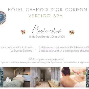 Mardi relax à l'hôtel "Le Chamois d'Or"_Cordon