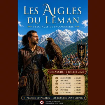 Spectacle "Les aigles du Léman"_Les Houches