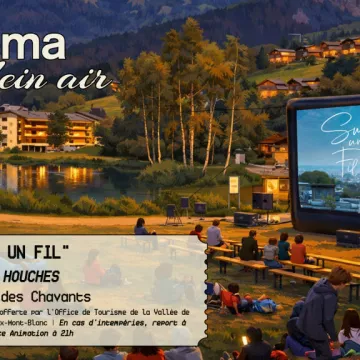 Ciné plein air « Sur un fil »_Les Houches