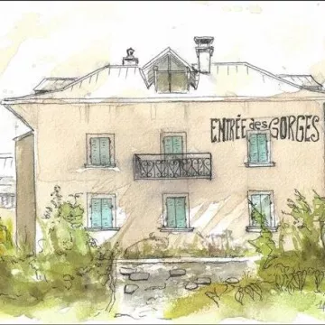 A l'entrée des Gorges de la Diosaz