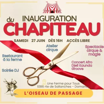 Journée d'inauguration du chapiteau_Domancy
