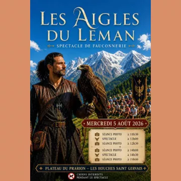 Spectacle "Les aigles du Léman"_Les Houches