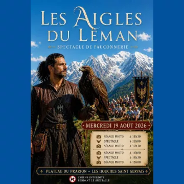 Spectacle "Les aigles du Léman"_Les Houches