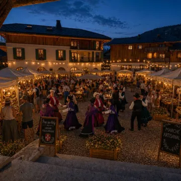 Marché nocturne_Praz-sur-Arly