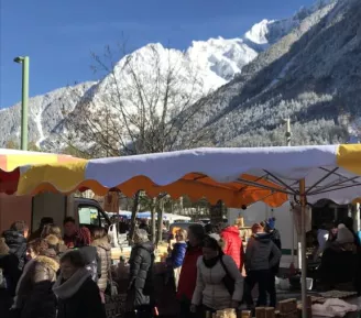 Marché chamonix hiver