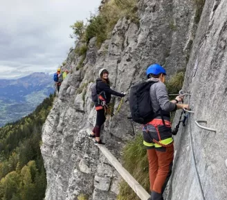 Via Ferrata avec Vincent, Guide du Bureau Montagne de Passy_Passy