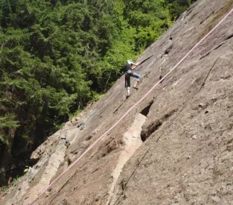 Escalade rocher des Mottets