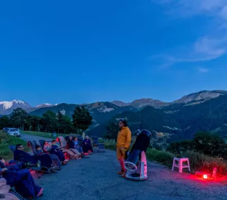 Soirée astronomie étoiles Praz sur Arly