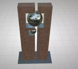 Sculpture - Mécanique Céleste, de Philippe Pallafray (2023)
