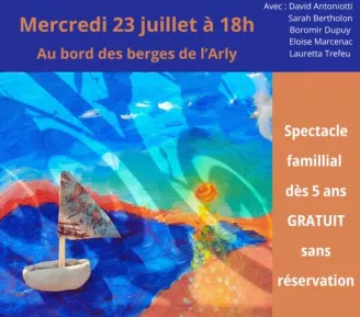 Spectacle aux berges - Les Hauts Plateaux_Praz-sur-Arly