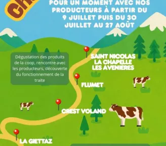 Goûter champêtre à la Coopérative fruitière du Val d'Arly_Flumet