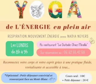 Yoga de l'énergie et petit déjeuner vitaminé_Cordon