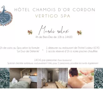 Mardi relax à l'hôtel "Le Chamois d'Or"_Cordon