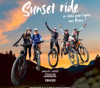 Sunset ride avec La Ultima Sunset ride avec La Ultima_Praz-sur-Arly