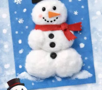 Atelier créatif - Mini Bonhomme de neige_Praz-sur-Arly