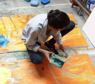 Atelier Peinture au couteau – Barbara Rosé Joanny_Passy