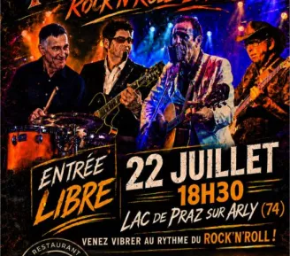 Concert de Kings Road (rock'n'roll) - Plan d'O_Praz-sur-Arly