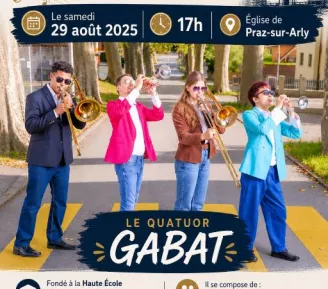 Quatuor Gabat - Eglise de Praz-sur-arly_Praz-sur-Arly