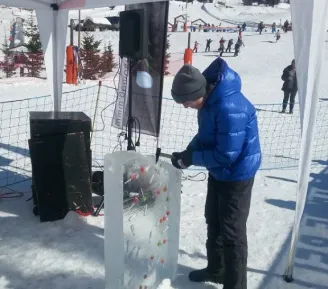 Atelier sculpture sur glace_Praz-sur-Arly